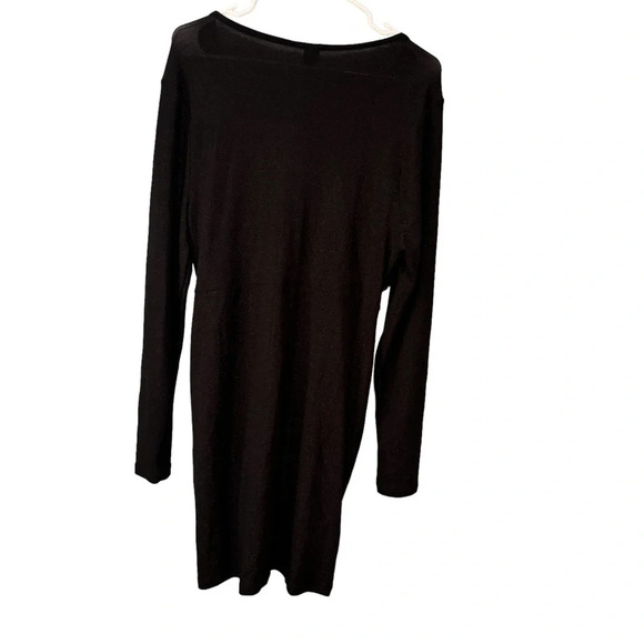 ✨3/$20✨ Wild Fable Black Shimmer Long Sleeve Cut Out Lurex Bodycon NWT Dress XXL - Picture 7 of 13